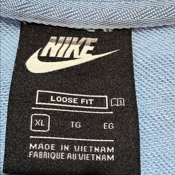 Nike Kids Light Blue Sweatshirt with buckle cargo pocket - Picture 4 of 5
